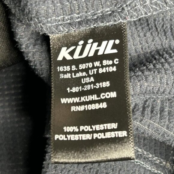 Kuhl Jacket Mens Medium Blue Softshell Full Zip Performance Outdoor Coat Hiking - Picture 5 of 15